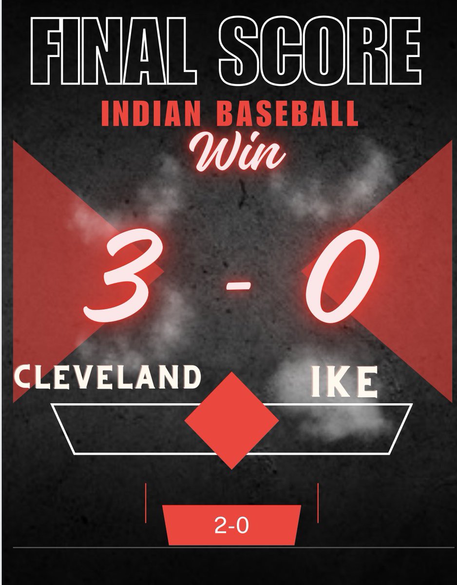 Game 1 today your Indians start the day off with a W
#WhyNotCleveland #1HeartBeat