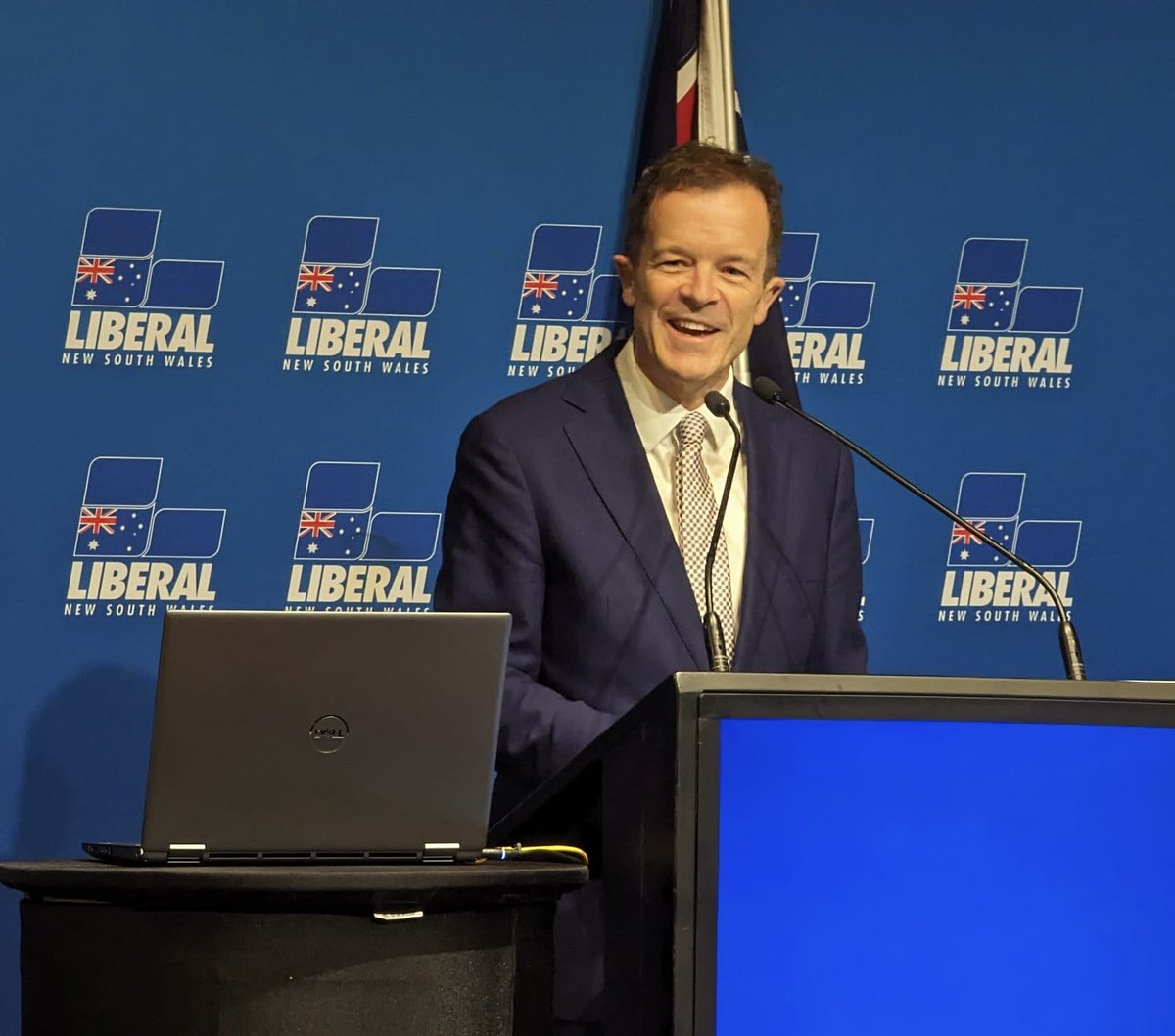 Speaking to @LiberalNSW members about the essential job ahead of us - fighting for the cost of living support and the better housing, infrastructure and services that NSW needs and deserves - and that are not being delivered by the Minns Labor Government.