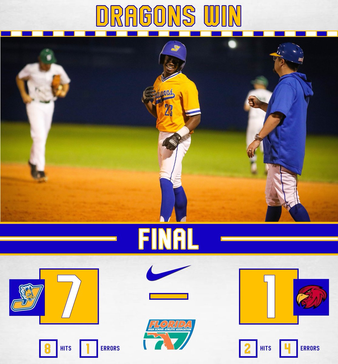 Jefferson Dragons Baseball (@jhsdragonsbsbl) on Twitter photo The Dragons move to 2-0 after a win at Leto. We are back in action Tuesday 2/27 at Hillsborough. #dragons <a href="/813Preps/">813Preps</a> <a href="/tampajhs/">TampaJHS</a> The Dragons move to 2-0 after a win at Leto. We are back in action Tuesday 2/27 at Hillsborough. #dragons <a href="/813Preps/">813Preps</a> <a href="/tampajhs/">TampaJHS</a>