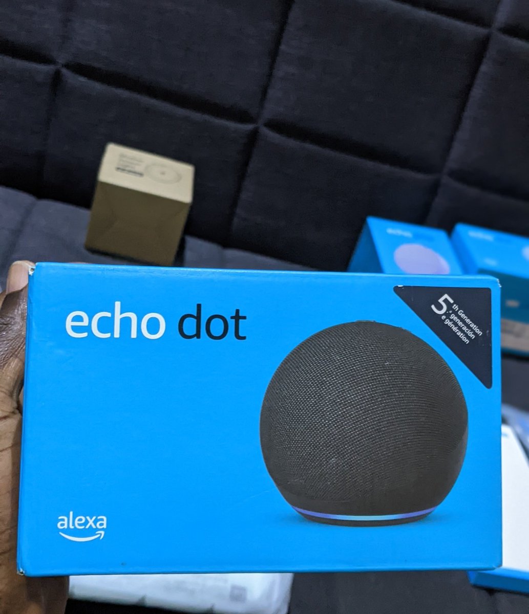 bizzlekay's tweet photo. Get a smart speaker with Alexa!

Echo Dot 5th Gen - Ghc 650
Echo Pop - Ghc 500

Last 2 left! https://t.co/MaUNAiChpo