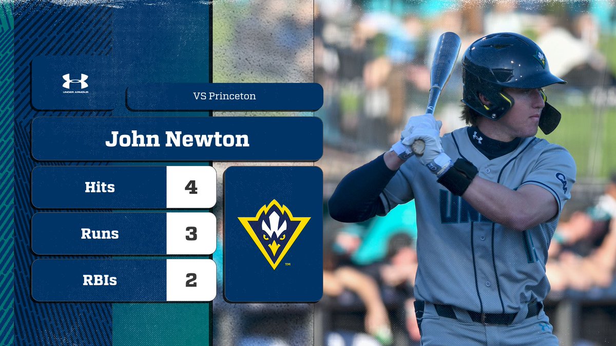 Newton put on a show at the plate tonight! #collegebaseball #caabaseball #NCAABaseball