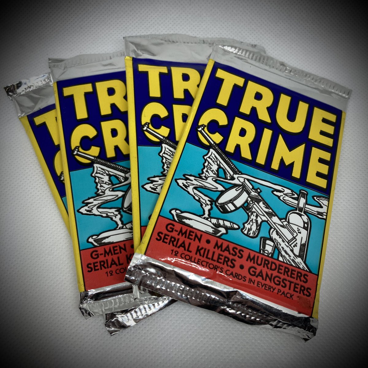 Ever since seeing Wednesday and her boyfriend discussed these in Addams Family Values, I knew I had to have them! Snagged these #TrueCrime cards from ebay, and the seller included an extra pack! #gmen #murderers #serialkillers