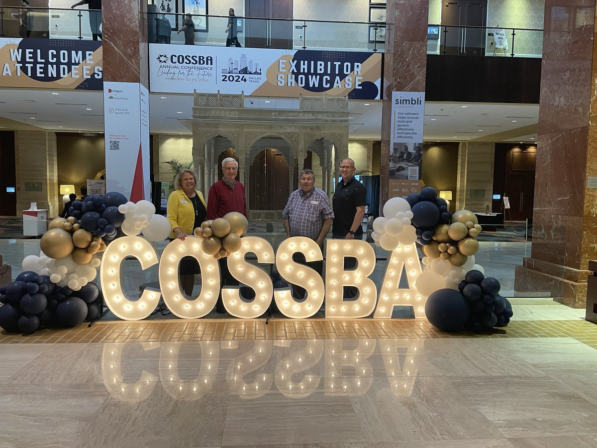 The Iowa delegation at <a href="/CofSSBA/">COSSBA</a> includes board teams from <a href="/GlenwoodRams/">Glenwood Rams</a> <a href="/SiouxCityCSD/">Sioux City Community School District</a> <a href="/CRSCHOOLS/">CR Schools</a> <a href="/NorthwestAEA/">Northwest AEA</a> alongside some of our IASB Board officers and staff! #cossba2024 #learning #leadership