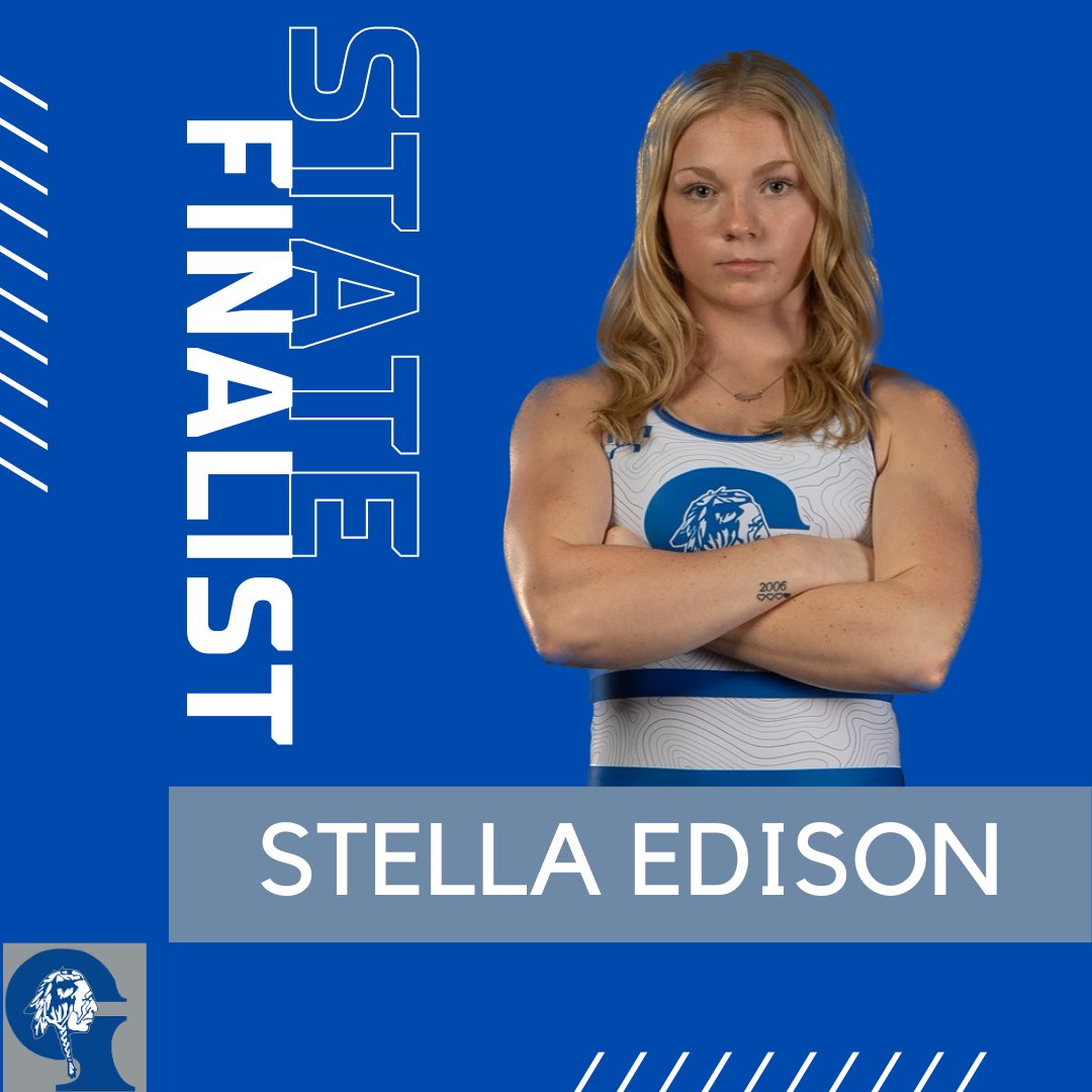 The Warriors have a State Finalist! Stella Edison will cap off her career in the State Championship match tomorrow night at 6:30 p.m. 

Trent Cole and Mason Buzbee will wrestle in the Consolation Semi-Final round tomorrow morning at 11:30 a.m. 

#SaddleUp #LastoftheHard