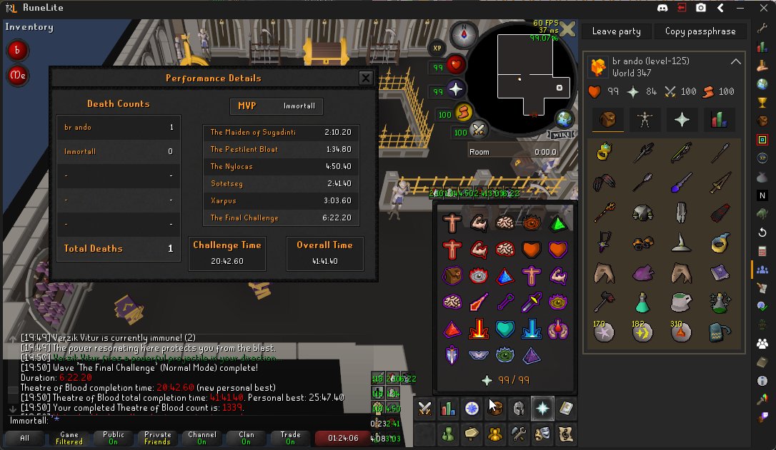 This has been milked for way to long. sub 21 with the kind brando #duotob #osrs

Huge shoutout to everyone who helped on the journey. Big thanks to gamers like Flash, Chuck, Tril, and RGT for really helping me better understand nylos. Wouldnt be here without your knowledge. <3