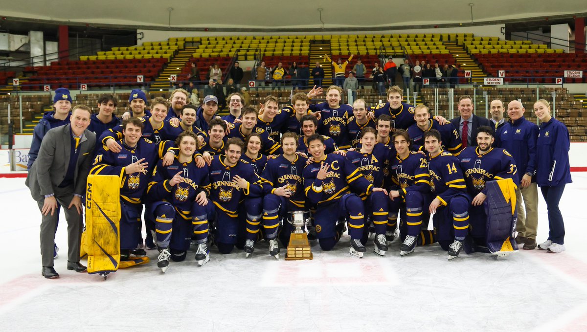 FOUR. CONSECUTIVE. CLEARY. CUPS.

The first team in ECAC Hockey HISTORY to win four straight outright regular season titles.

#BobcatNation x #NCAAHockey
