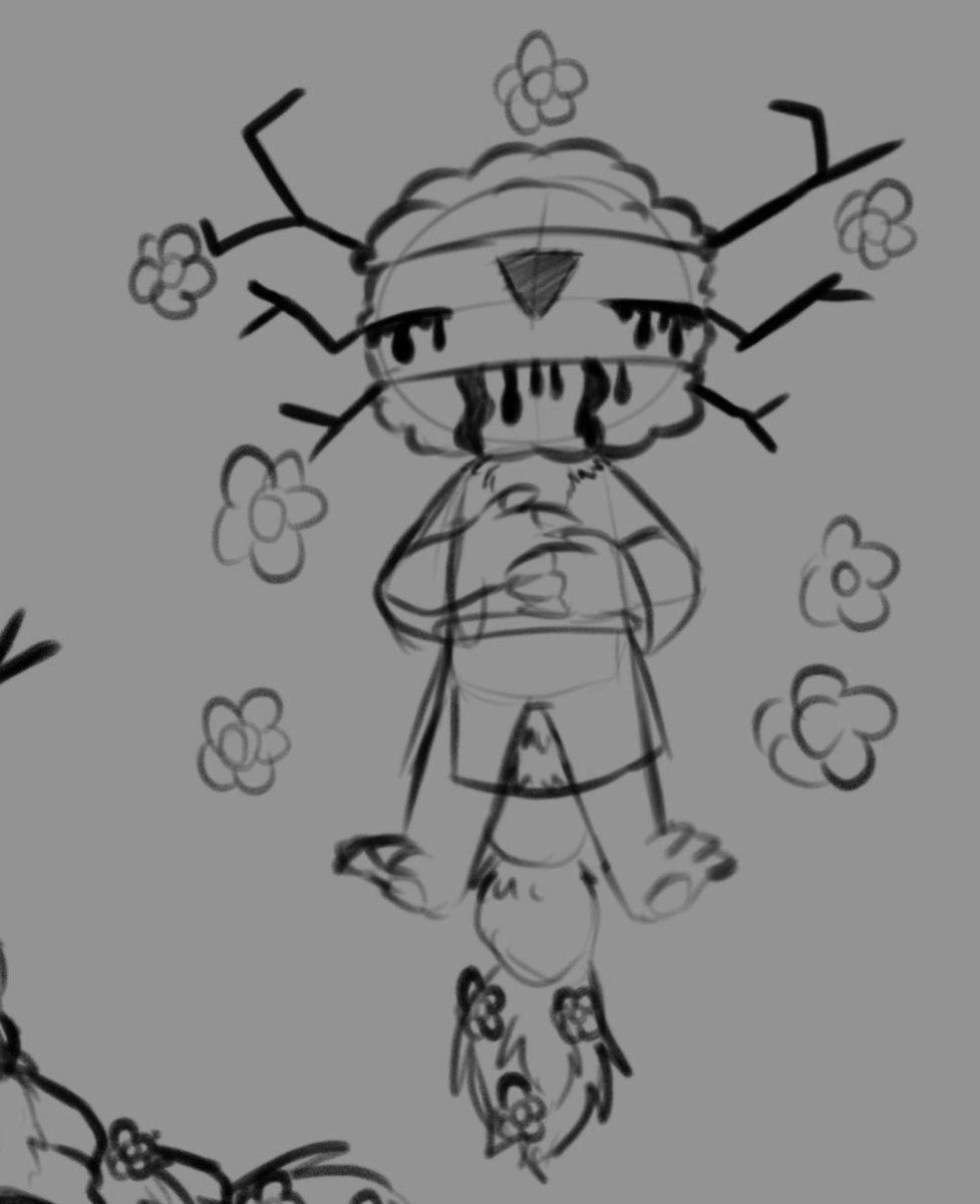 Some sketches of Leshy my boy

#cultofthelambfanart #digitalart #Leshy