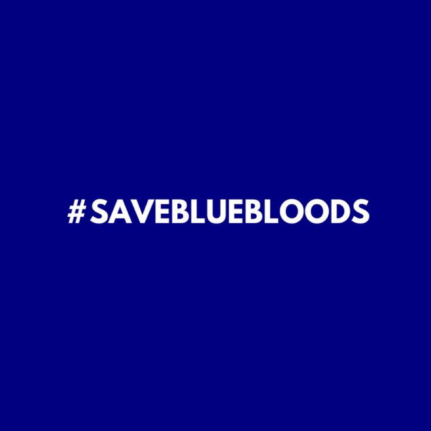 #savebluebloods