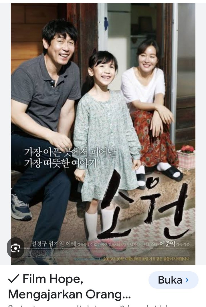 Gue lagi riset beberapa kasus tentang pelecehan seksual dan juga nonton film. Salah satunya ini film Hope/Wish Korea 🥺😩😭😭😭 gak tega banget liatnya, gue berasa ikut ke kejadian yang ada dan itu ngeri banget.. 
Anak kecil harus ngalamin pelecehan seksual

#Hope #filmkorea