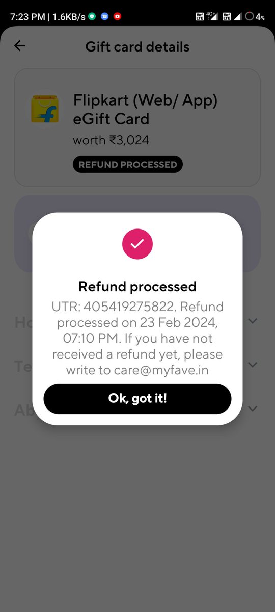 rupsaha9271's tweet photo. @MyFaveIndia my refund amount not receive my bank account please help #RBI https://t.co/TggT3Uqsnj