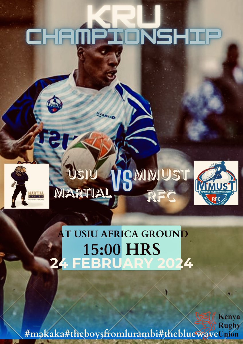 best gameday atmosphere in the nation returns🔥
makaka rugby edition🔵
#makaka💙
#theboysfromlurambi
#thebluewave🌊
#kruchampionship
#roadtokenyacup