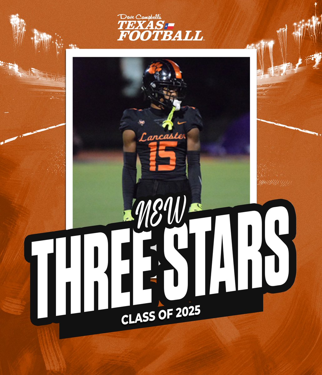 Take a look at 10 new @dctf three-star prospects in the Class of 2025. #txhsfb @LeoAlmanza1 @CJWiitten3 @Edward14Griffin @ChaseGarnett_ @ChrisJ2025 @emekaugorji71 @Ikeokafor_24 @J_Shockley_ @AWebb_2 Link: texasfootball.com/article/2024/0…