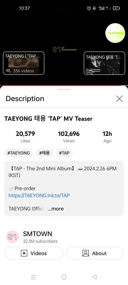 TAEYONG 태용 'TAP' MV TEASER  
🔗: youtu.be/ntb0BBhDUgU?si 

Streaming tag :
@meowtilda_ @xuxiese @butterxcakee @jaeyongkissing

D-2 UNTIL TAP 
#TY_TAP_MVTEASER #TAEYONG_TAP
