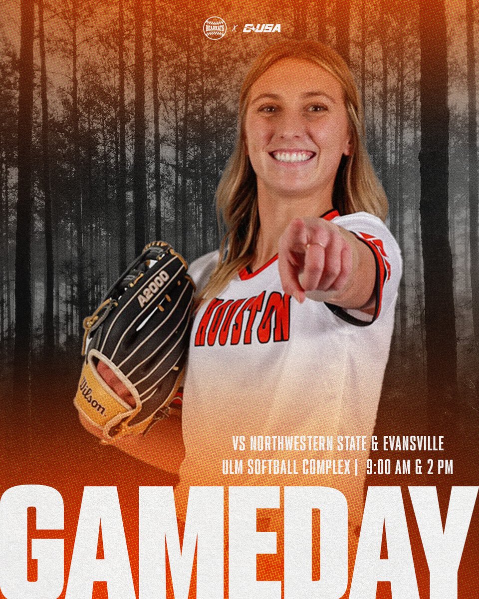 Best on the Bayou day 2️⃣

🆚 Northwestern State | Evansville
⏰ 9:00 AM | 2:00 PM
📍Monroe
🏟️ ULM Softball Complex

#EatEmUpKats
🔗 linktr.ee/SamHoustonSB
