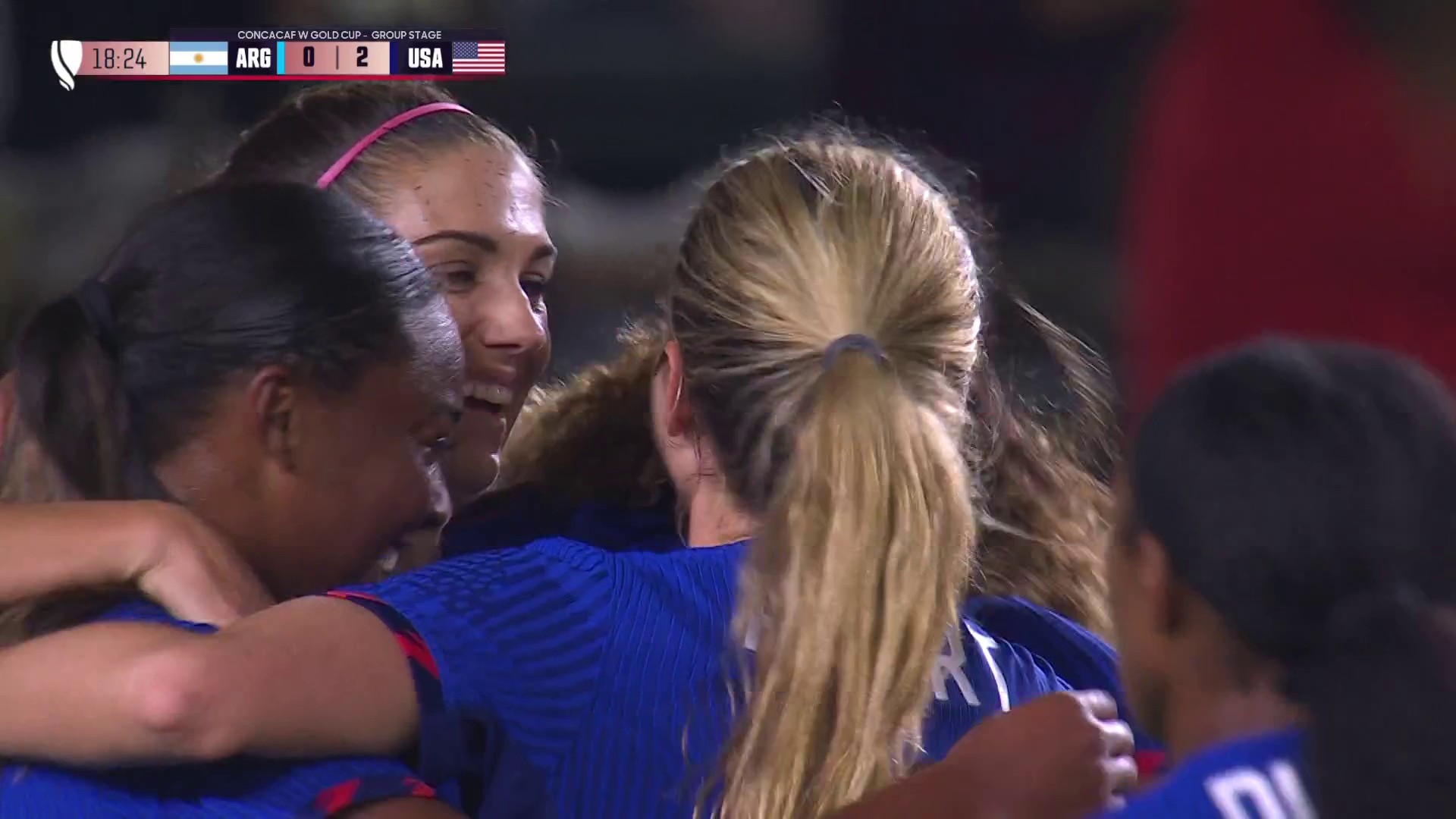 Alex Morgan makes it three 🔥