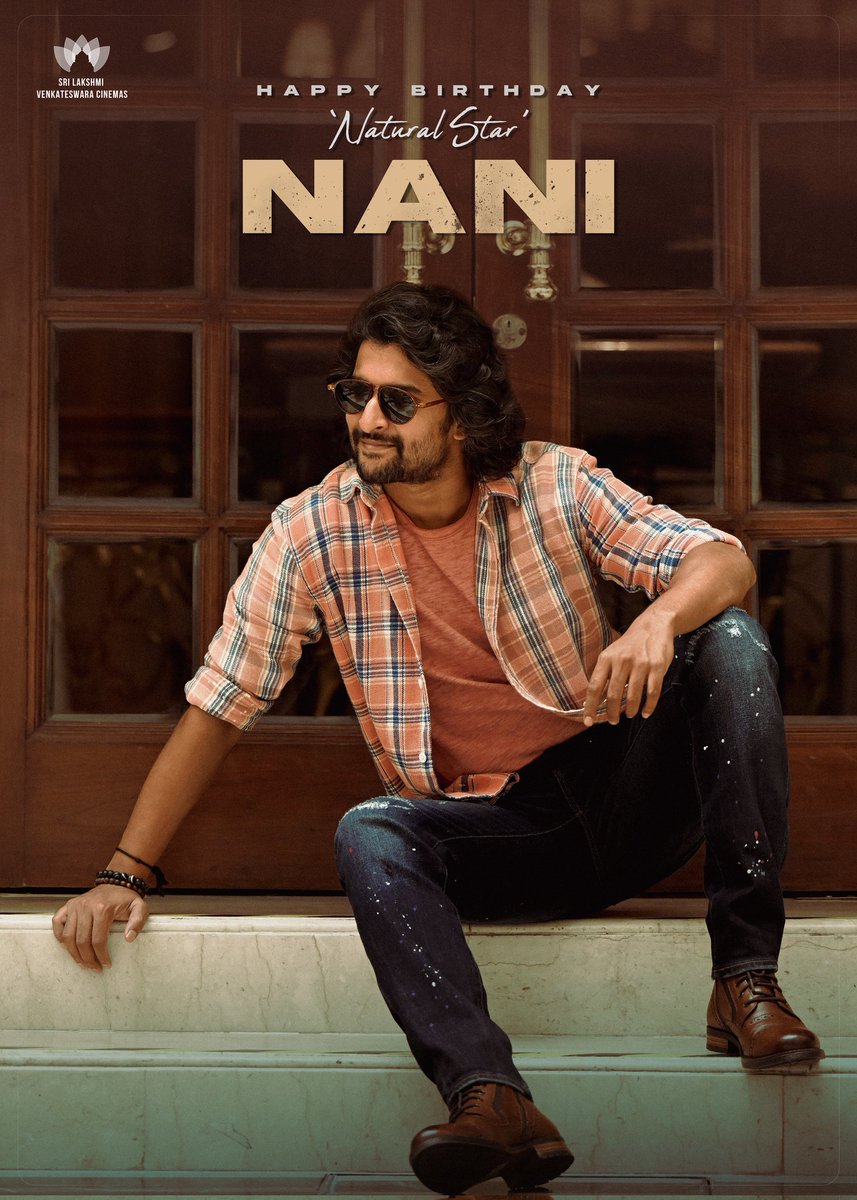 Wishing our 'Dharani', the one and only Natural Star @NameisNani Garu a very Happy Birthday ❤️‍🔥 May you continue your glorious run at the box office with versatile roles and stories ✨ Here's to wonderful years ahead 🥂