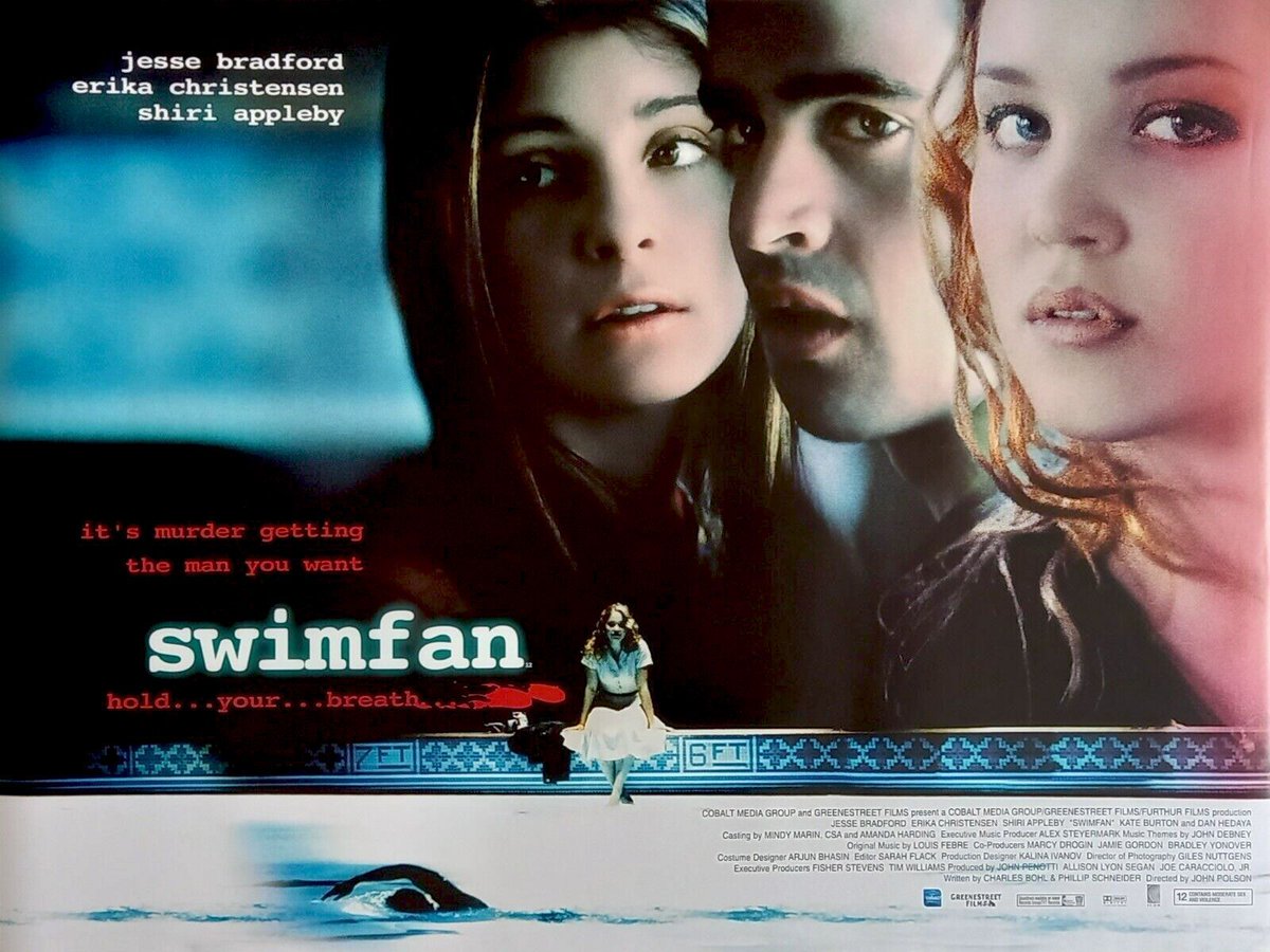 2000s teen terror! SWIMFAN (2002) & THE GLASS HOUSE (2001) screen March 18th in 35mm. Tickets: buff.ly/3uzrlBB
