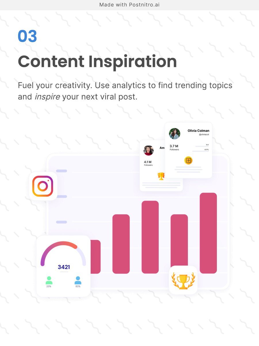 ContentStudioio's tweet image. Is your Instagram strategy hitting its mark? 💭

Dive into how ContentStudio's Instagram Competitor Analytics tool unveils hidden strategies, covert stats, and influential benchmarks that set your competitors ahead. 🤩

 #InstagramStrategy #ContentStudio #CompetitorAnalyticsTool
