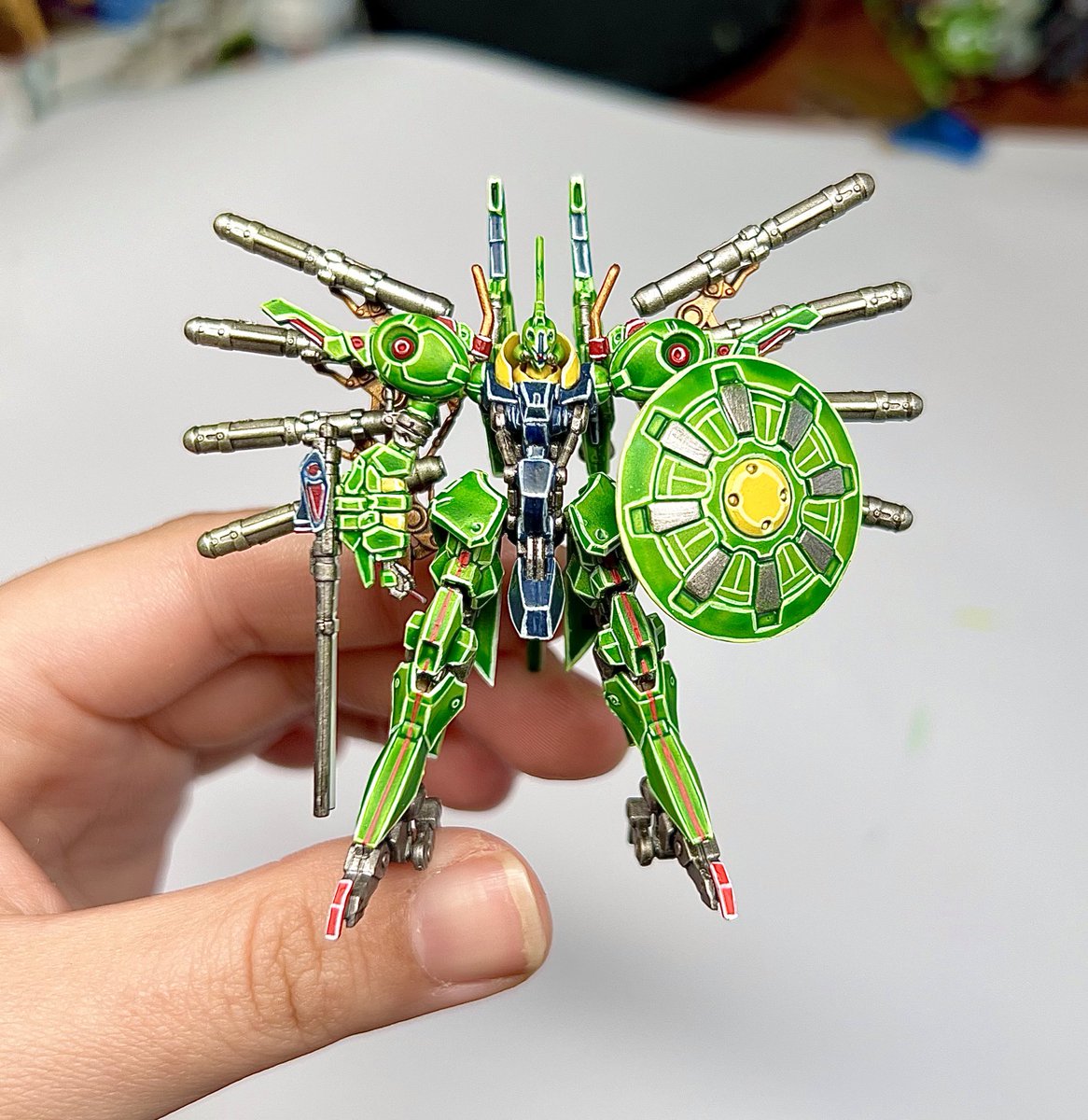 senasukeke's tweet image. 小さなパラス・アテネ完成しました！！！

全て筆塗りです♪
かっこいい！と思っていただけたらリポストお願いします♪