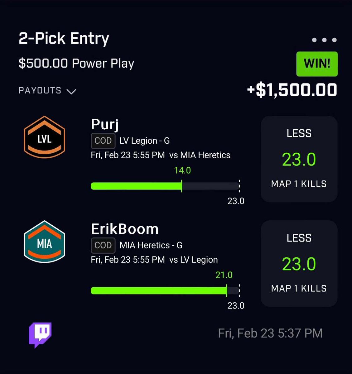 GeorgePhil89092's tweet photo. As always our correct score is always a hitter🔥💥💥
https://t.co/0DUsd0MtzJ

#ParlayPlay #CSGO #UFC #PrizePicks #PGA #GamblingTwitter #Trending #TrendingNow #prizpicksmillions #csgo #lol #nhl #WNBATwitter #MLB #sportsbettingtwitter #prizepicksmlb #NFL #NBA #nbaplayoffs #wnba https://t.co/R3J0Vdzhnt