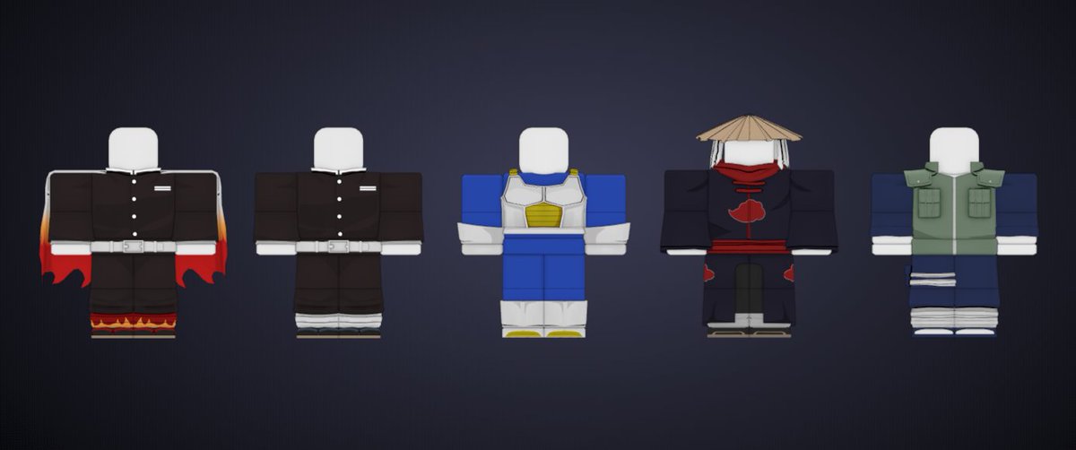 Some outfits for an upcoming project I'm working on!

#Roblox #RobloxDev #Blender3d #RobloxDevs