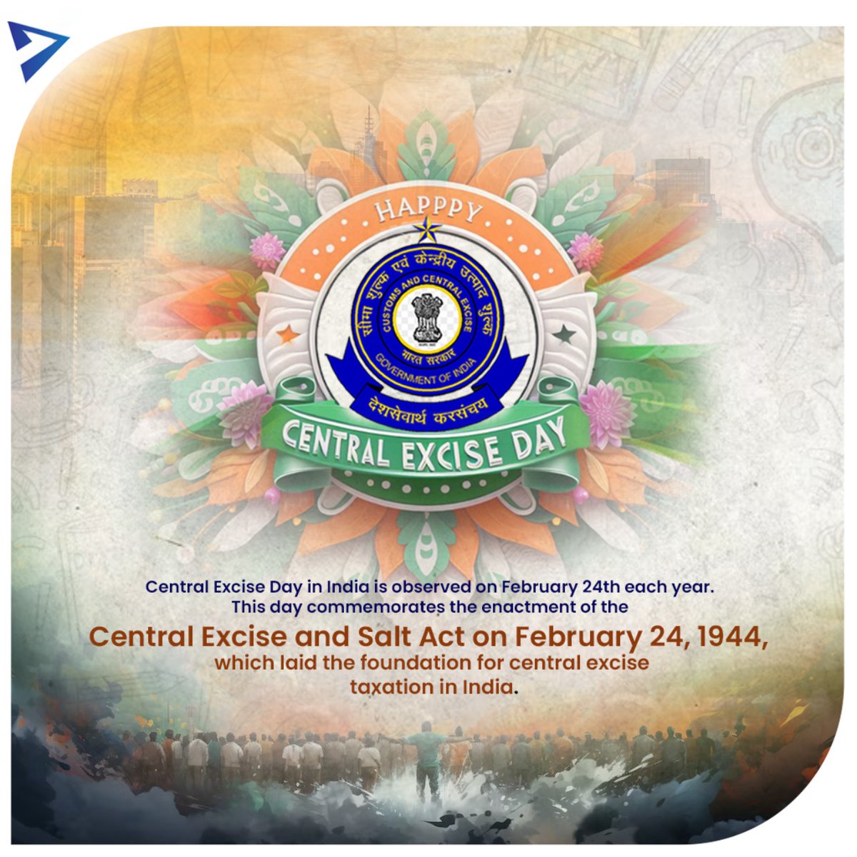 WorldAkshar's tweet image. Central Excise Day commemorates the enactment of the Central Excise and Salt Act on February 24, 1944, which laid the foundation for central excise taxation in India.
#SigmaRules #Motivation #CentralExciseDay #Kızılcıkserbeti #ferragnez #JENOatMFW24 #NINGNINGxVersaceFW24