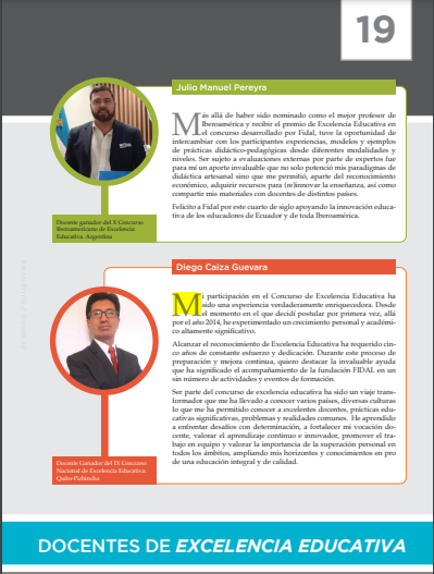 dcaizag's tweet photo. Felicitaciones  por los 25 años, de la Fundación FIDAL, y a la vez hago extensivo mi mas sincero agradecimiento por reconocer, valorar y apoyar el trabajo innovador de muchos docentes a nivel país y del mundo.
Vamos por otros 25 años mas en el camino de la excelencia educativa. https://t.co/gEyuJ1Tinm