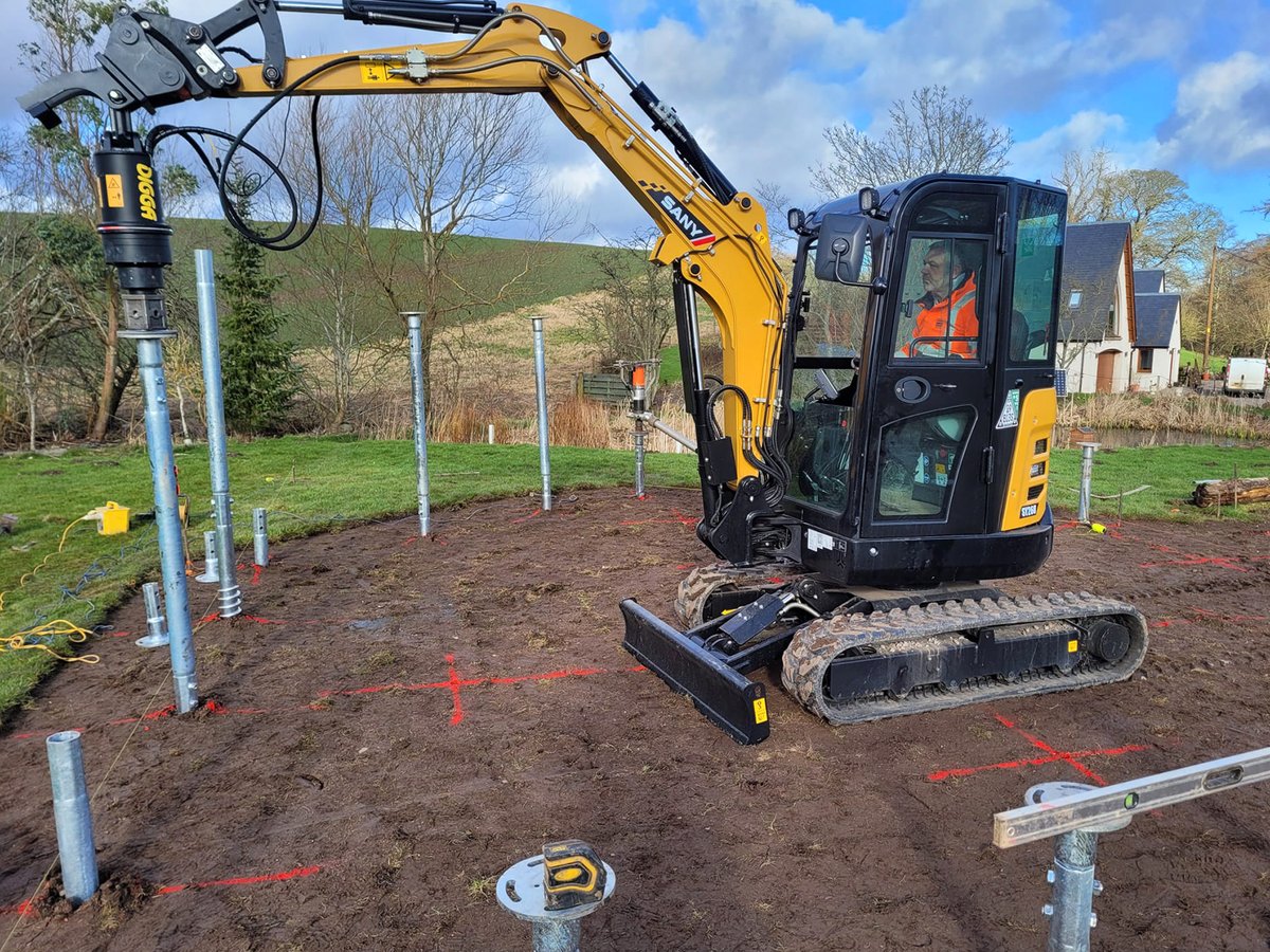 No More Digging. Ground Screw Foundations. tweet media