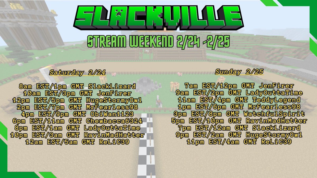 Slackville Stream Weekend! come join us for a fun weekend with this lovely lot. <a href="/Slacklizard/">SlackLizard</a> <a href="/hugestormyowl/">Hugestormyowl</a> <a href="/RealMrFearless/">MrFearless</a> <a href="/AdamTeddylegend/">TeddyLegend</a>