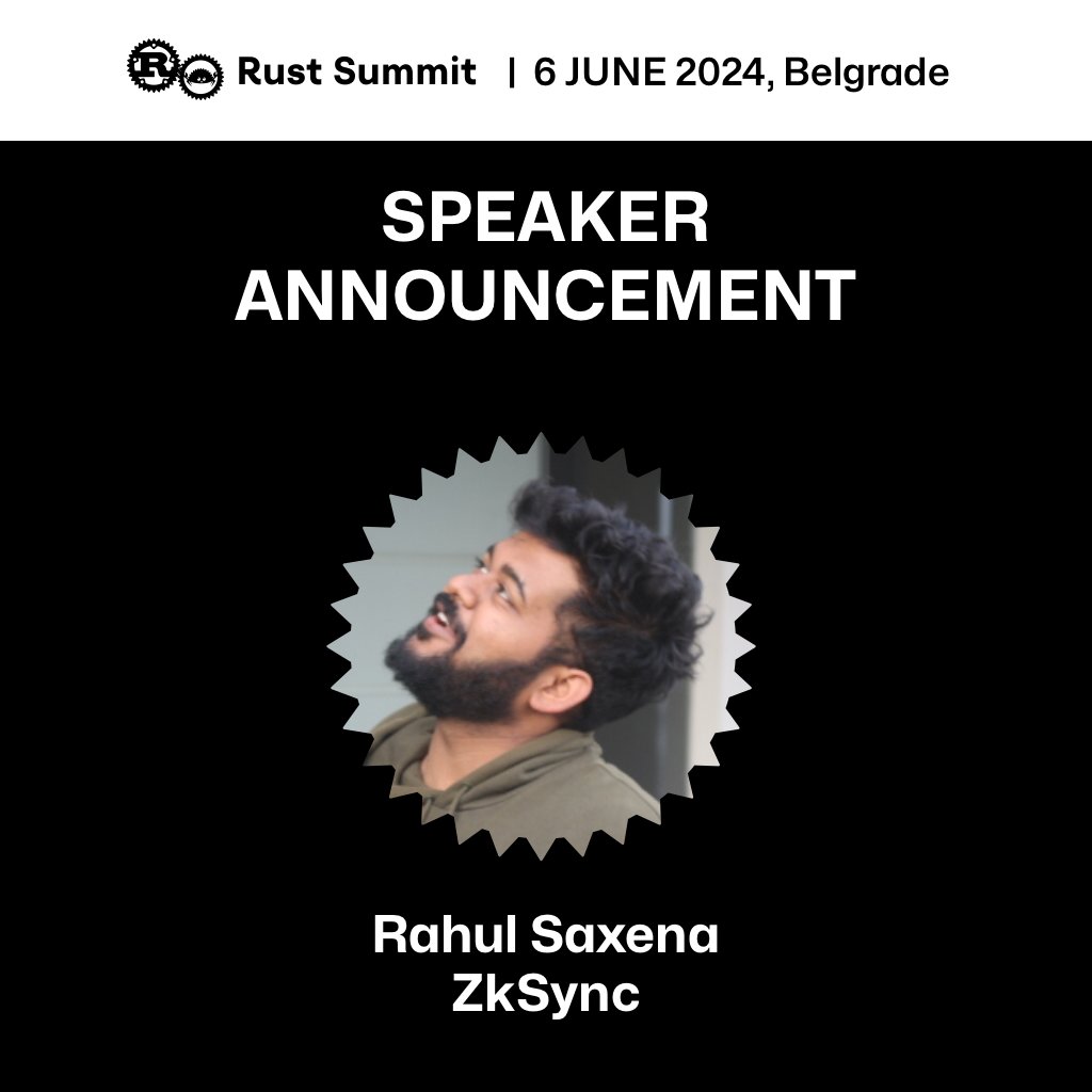 Rust Summit tweet media