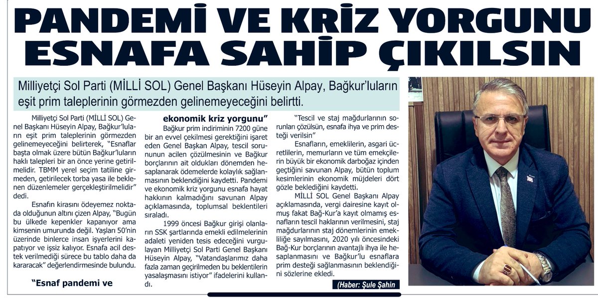 Esnaf, sanatkar, tescil mağduru dostlarımızın, Bağkur’lu arkadaşlarımızın, kadro bekleyen işçilerimizin, bütün mağdur ve mazlumların, hayat mücadelesi içerisindeki herkesin gönüllerinden geçen her şeye kavuşmalarını diliyorum. 

Her iki cihanda 'Berat' alanlardan olmak duasıyla…