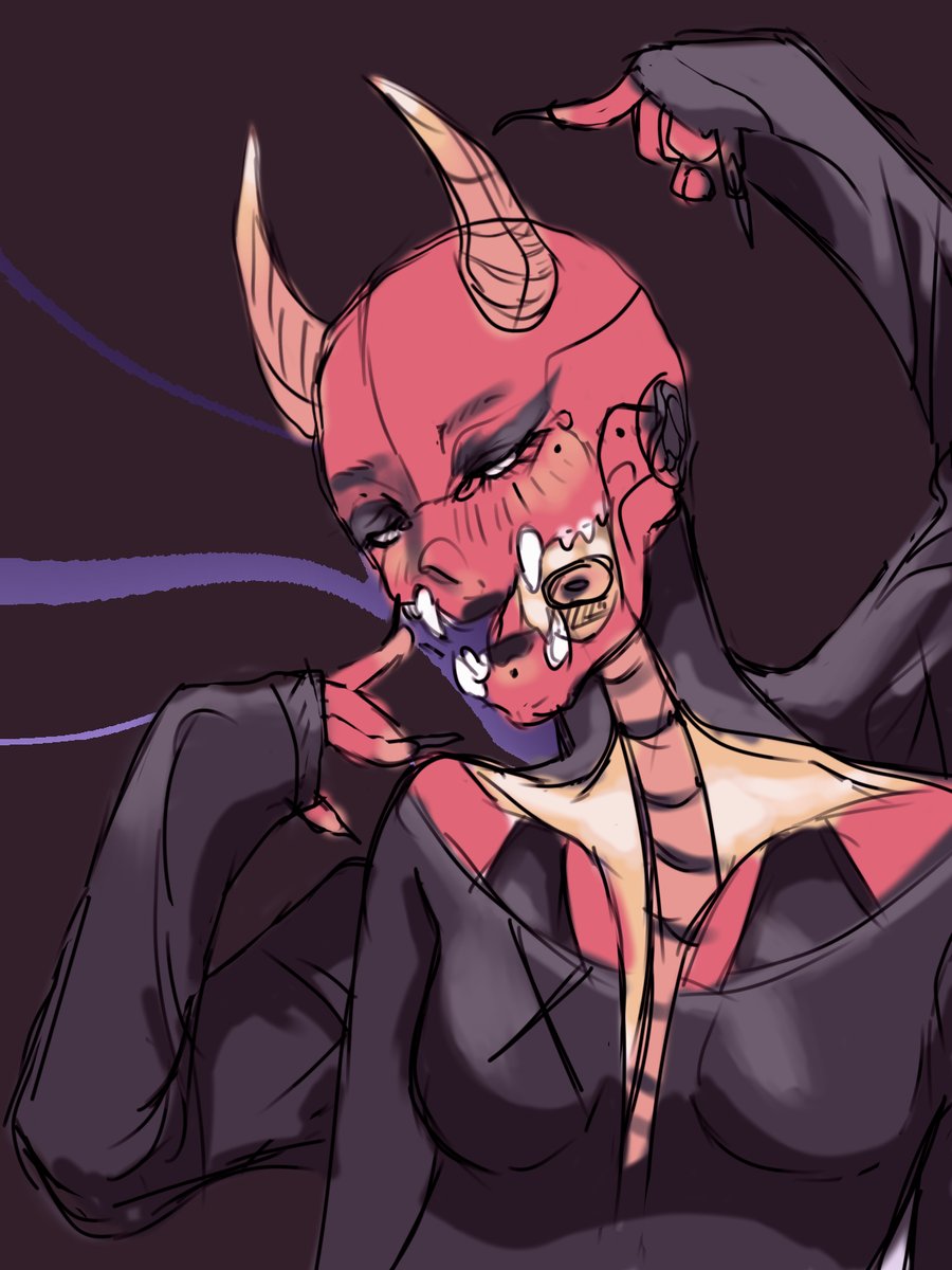 CrabbInky's tweet photo. Bow chika woaw woawwww #art  #digitalartwork #cyborg https://t.co/lQFyYkiIp4