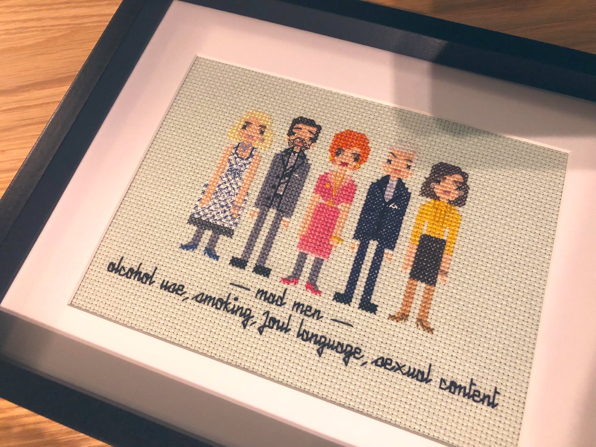 I’m currently stitching a huge commission, but after that my book is empty. If you’d like a bespoke xstitch piece (I’ll stitch anything- don’t test me, they can’t arrest me, as the Beastie Boys once sang) DM me, or email me, or wander the streets of Manchester shouting my name.