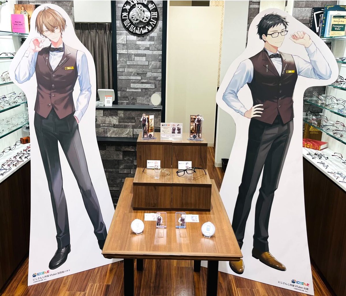 にじさんじ×#執事眼鏡 eyemirror 等身大パネル展示実施中！】 予約期間