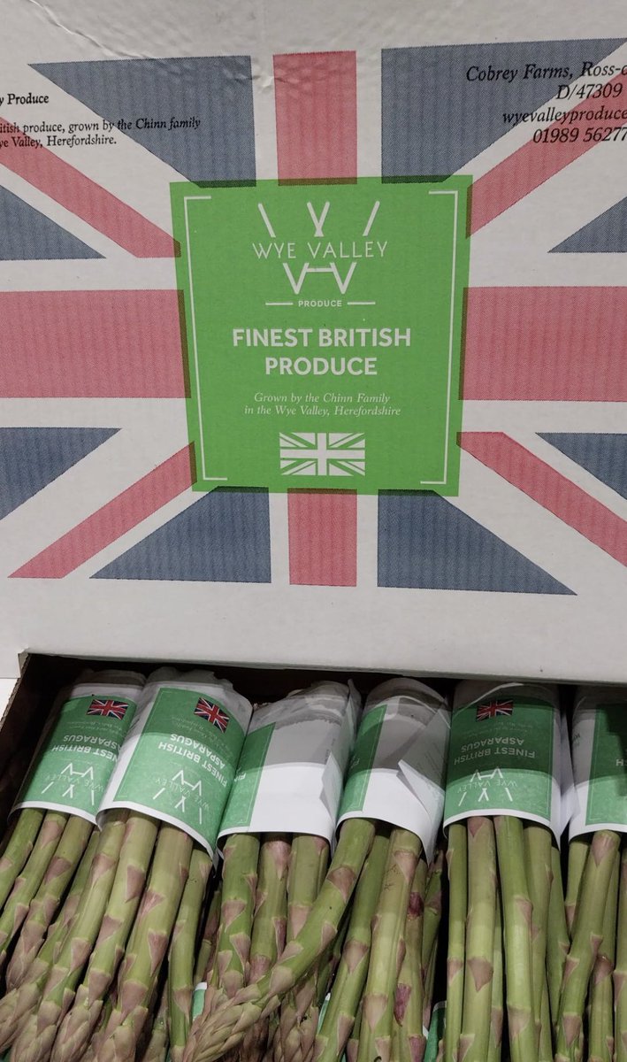 Spring is in the air 🙏
First Wye Valley Asparagus available from our Bodmin Depot 

“WYE”
Cos You Gotta