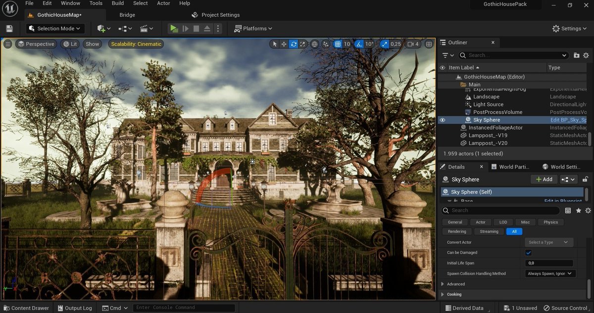 ProjectModel3D's tweet image. UE4-UE5-Horror Modular Gothic House Pack-External only
Store: cgtrader.com/3d-models/exte…

#gamedev #gamedeveloper #IndieGameDev #IndieGames #Androidgames #developers #Developer #Game #UE4 #UE5 #UnrealEngine #horrorgame