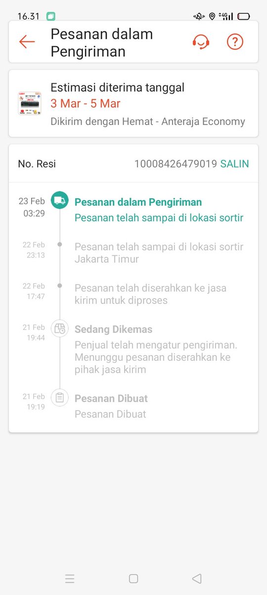 CarsNewton's tweet photo. @anteraja_id @AnterajaCare Asli barang gak gerak min, gimana ni?? https://t.co/ya5MhntRzr
