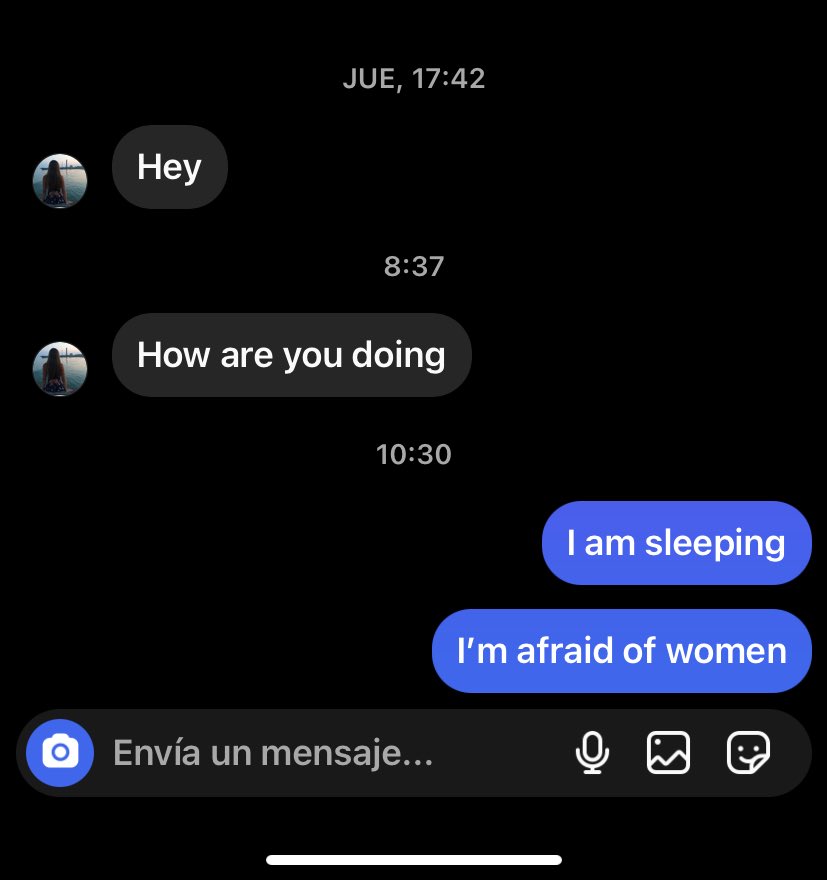 tengo miedo a las mujeres imagínate a las guiris