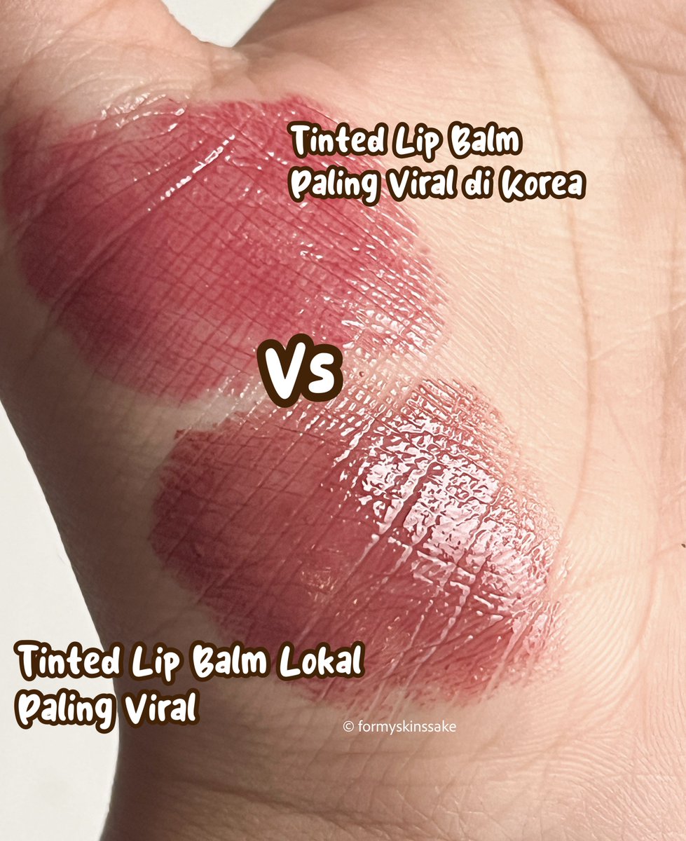 fitaminci's tweet photo. Romand Glasting Melting Balm vs Dear Me Hypergloss Lip Balm
Kalau kalian lebih suka atau prefer yang mana???
#ReFiew https://t.co/zCtlaBdtL7