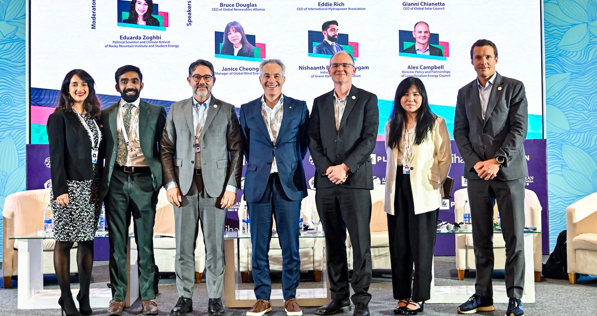 Represented @GH2India at the Intl. Hydro Power Congress in Nov 2023. Discussed scaling renewables, high capital costs, and ensuring a just transition with a diverse panel including representatives from @GSolarCouncil, @iha_org, @GWECGlobalWind, @LDESCouncil and @GRA_Renewables