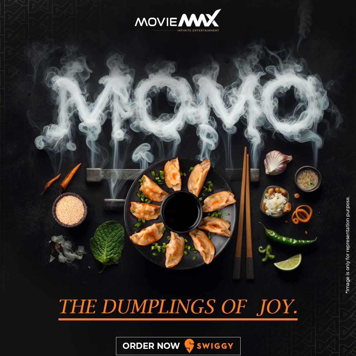 Dumplings that make your taste buds dance! 🥟✨ MovieMax's Momos – your go-to joy bites for a blockbuster snack attack! 🎬🍽
.
.
.
#MovieMaxOfficial #MovieMaxFood #FoodPorn #MomoLover #MomoChutney #Dumplings #Smokey #JoyOfEating #DumplingDelight #SwiggyIt