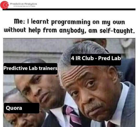 PredictiveLabKe's tweet image. Join us at Predictive Analytics Lab to master or increase your programming skills. Contact us for more info: 0768 095500
#Programming #programmer #programmingclasses #datascience