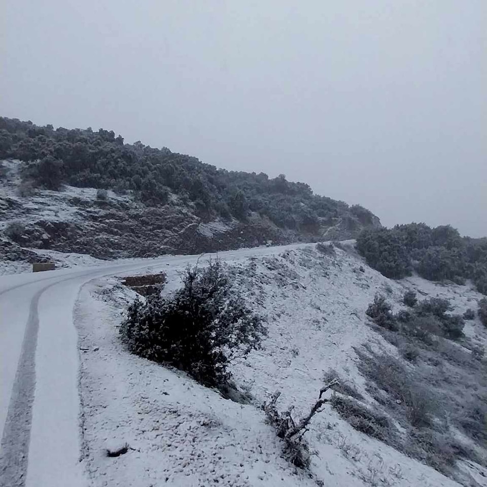 AlgAujourdhui's tweet photo. #Photos
Les hauteurs de la commune de #Bouarfa à #Blida recouvertes de #neige ce samedi matin https://t.co/yKzGY27ypJ