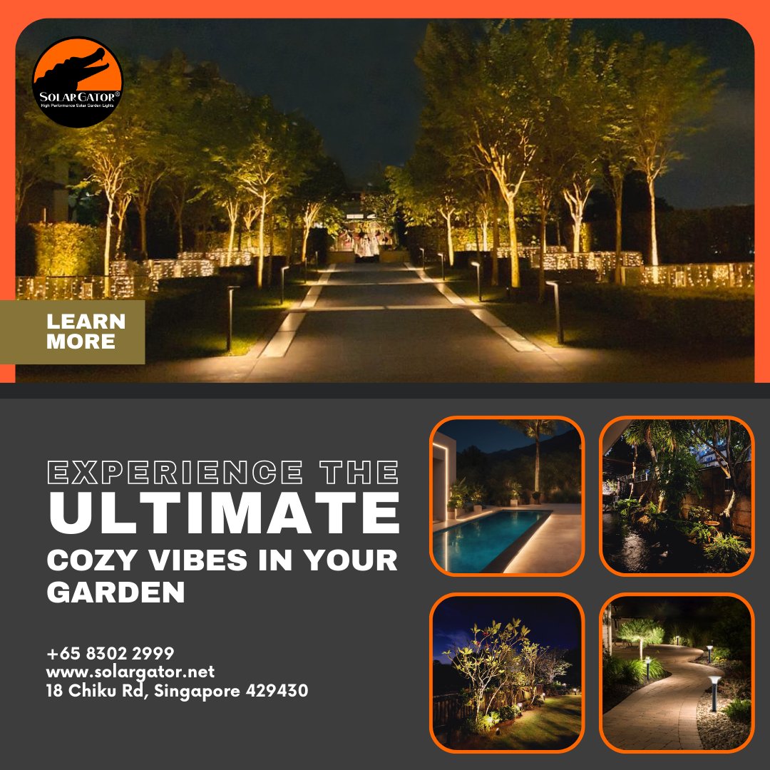Elevate your garden's evening allure with our sophisticated SolarGator solar-powered outdoor lights! 😍✨
#SolarGator #SolarLights #OutdoorLighting #SolarPower #EcoFriendly #RenewableEnergy #GreenLiving #IlluminateOutdoors  #SolarEnergy #GardenLights #EnergyEfficiency #GoSolar
