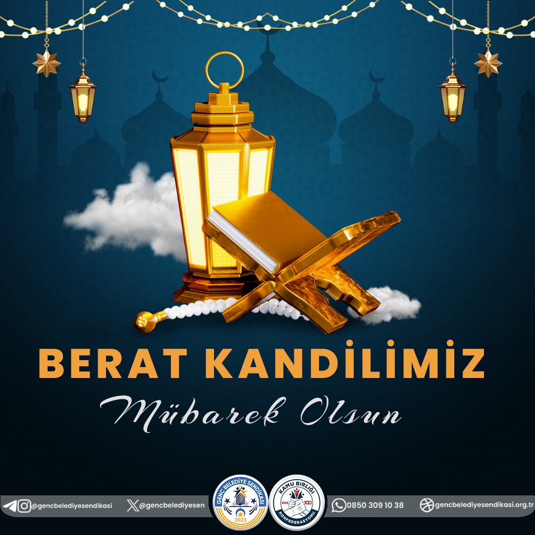 Ramazan-ı şerif ayının müjdecisi, Berat Kandilimiz Mübarek Olsun...