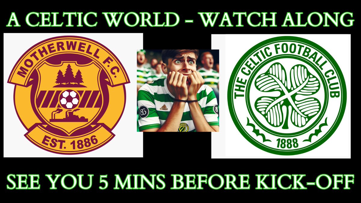 ACelticWorld's tweet photo. If you fancy some company for the game, a couple of us will be watching live and talking crap. Livestream on YT so you can join in too.
🍀Time for the Bhoys to respond! Link in Pinned post🍀
🍀A Celtic World - Live game chat🍀
#celticfc #celtic #celticlive #intaethem https://t.co/DNkjfZEbhT