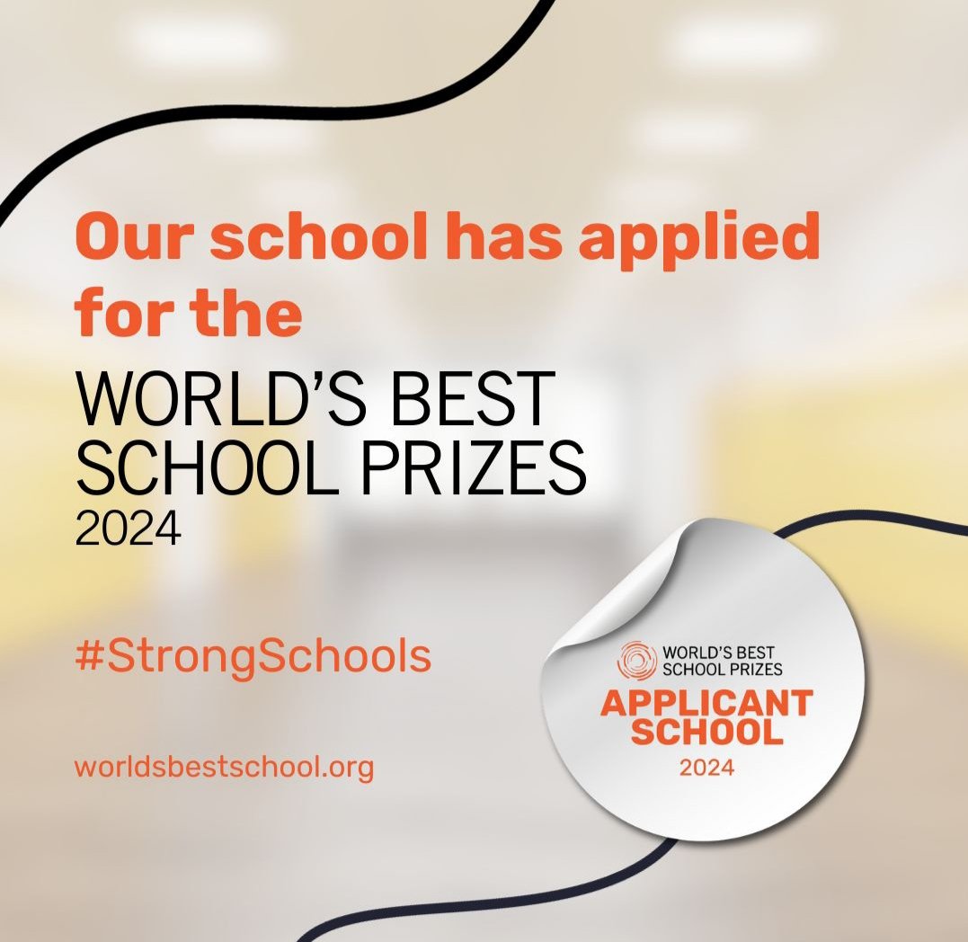 So proud to be a member of this year @BestSchoolPrize thank you very much for this great opportunity 🌷🎉