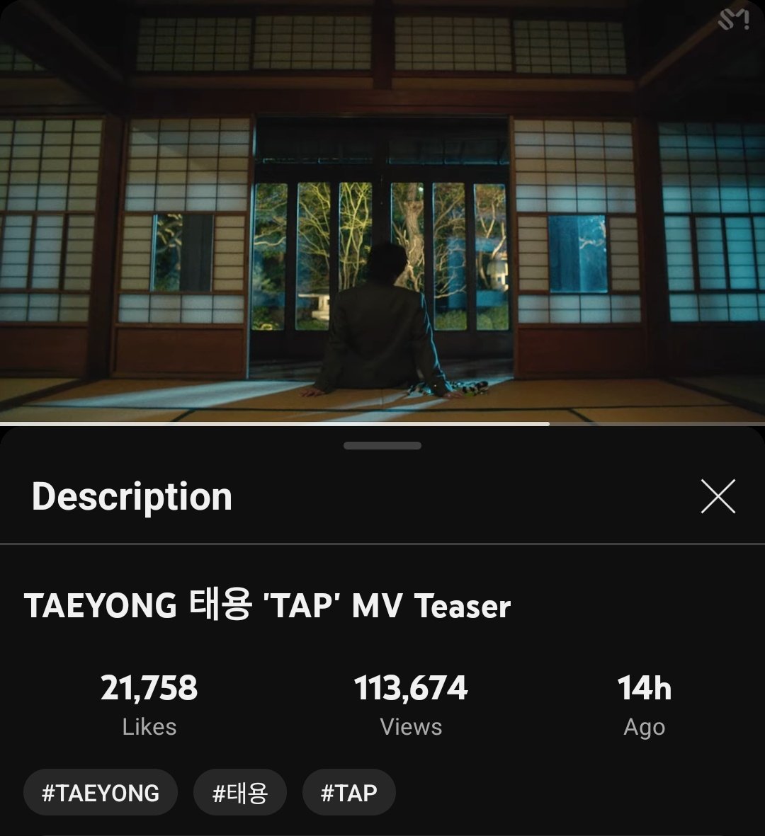 ✷ streaming party for 'TAP' mv teaser on youtube ✷

don't break the ⛓️
🔗 youtu.be/ntb0BBhDUgU?si…

D-2 UNTIL TAP
#TY_TAP_MVTeaser
#TAEYONG_TAP