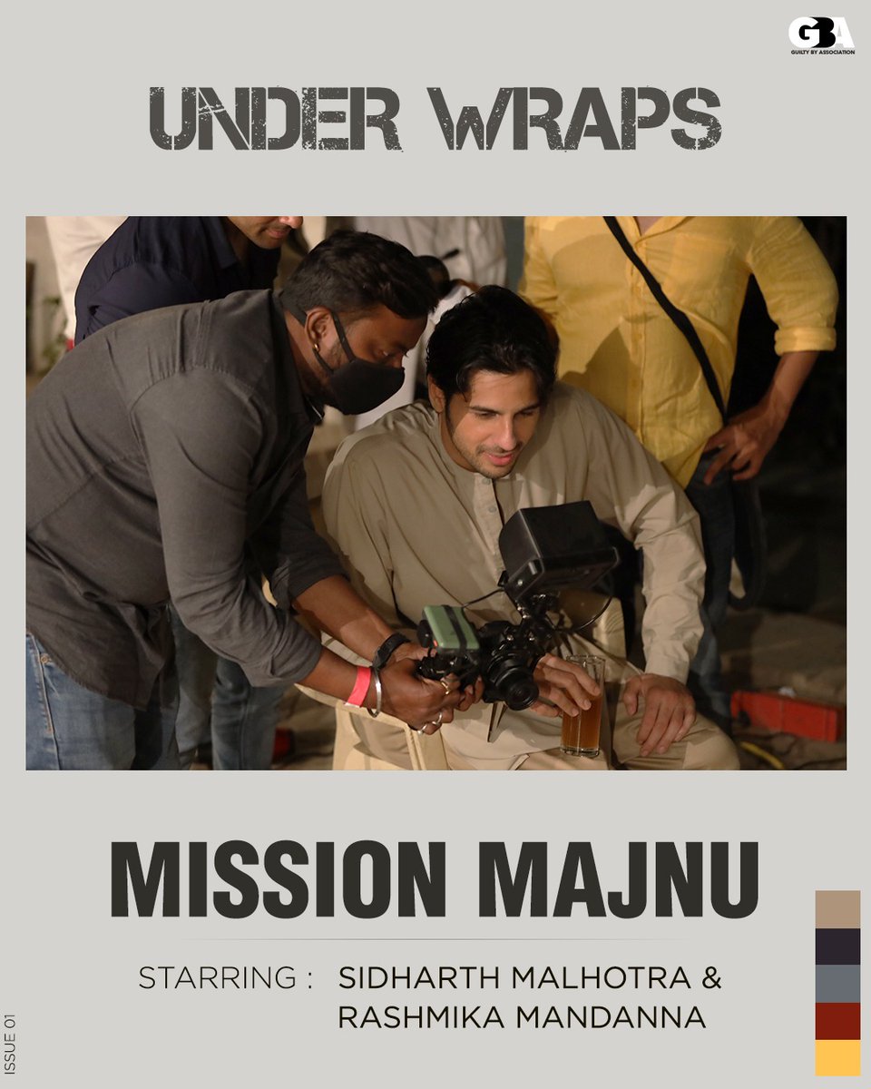 Picture perfect! Behind the scenes with our Majnu ❤️ Ft. @SidMalhotra #GBA #MissionMajnu #SidharthMalhotra #UnderWraps #BehindTheScenes #BTS