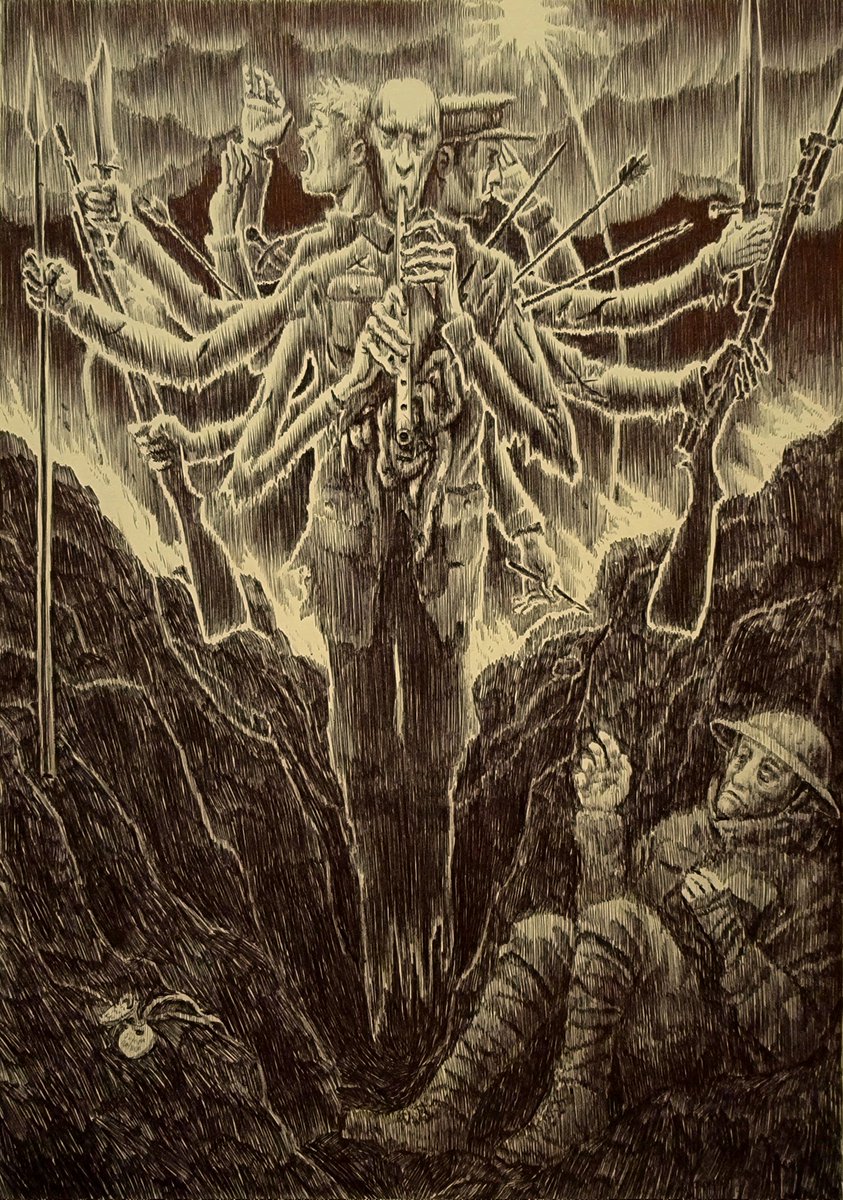"I met the war" 
(Magnus Archives Fanart)